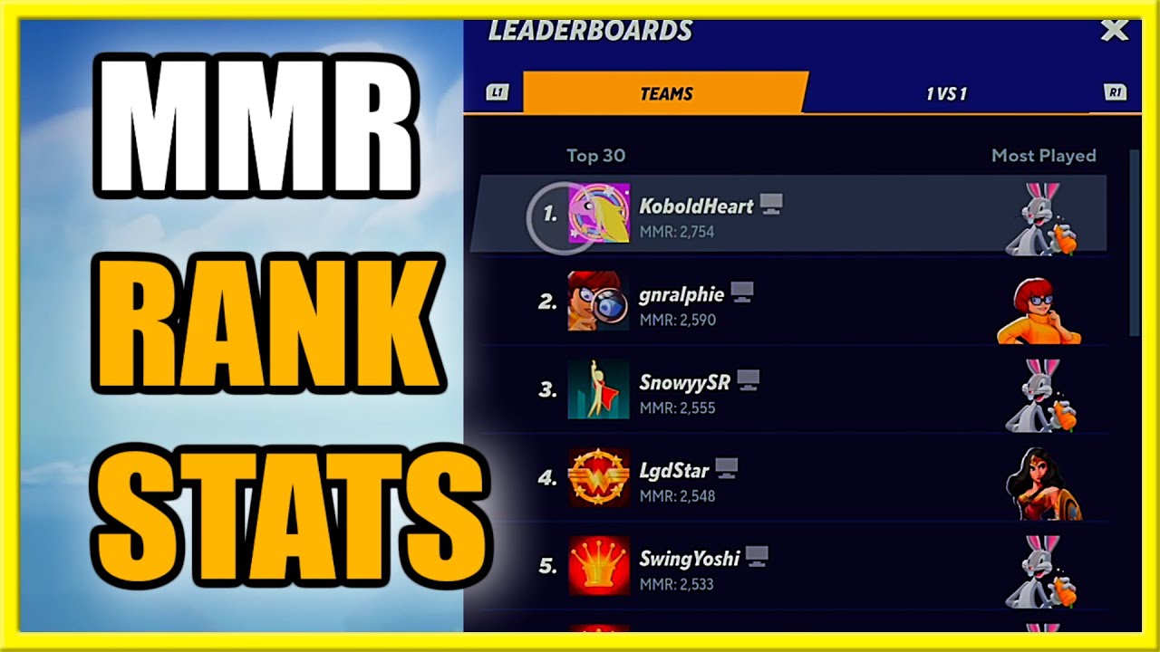 How to SEE MMR & INCREASE RANK in MultiVersus (RANK Explained)