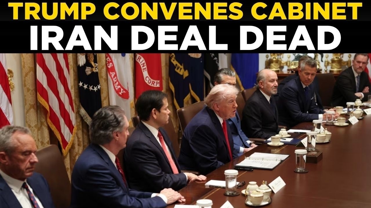 US IRAN NEWS LIVE: Trump Gathers War Cabinet As Talks Collapse, Hours Of Diplomacy Down The Drain