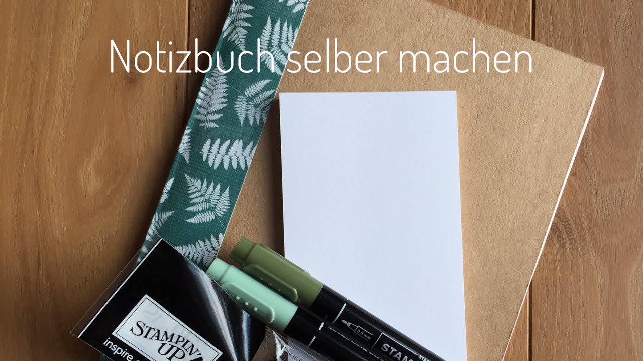 Notizbuch selber herstellen