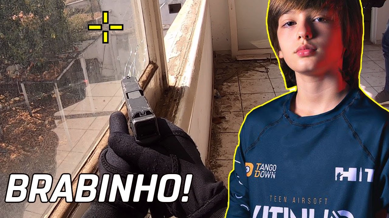 10 ANOS E RAPIDO NO GATILHO 🔥 AIRSOFT GAMEPLAY