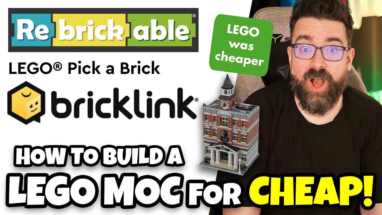 How to Build a Custom LEGO Modular for Cheap! (Rebrickable + Bricklink Guide)