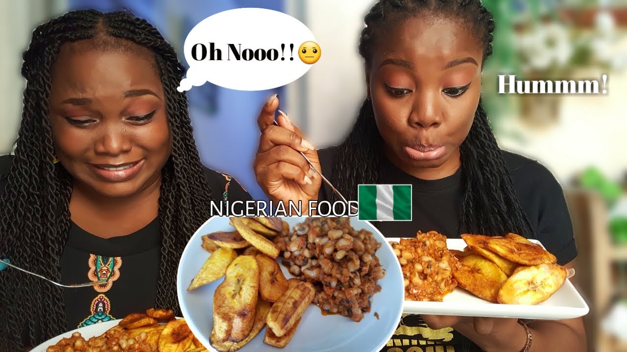 Cameroonian girls try Nigerian fried beans popularly known as koki beans for the first time|