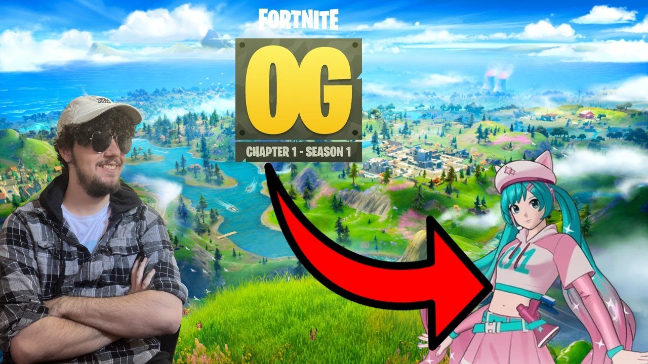 PLAYING AS HATSUNE MIKU IN FORTNITE!!! || Fortnite OG