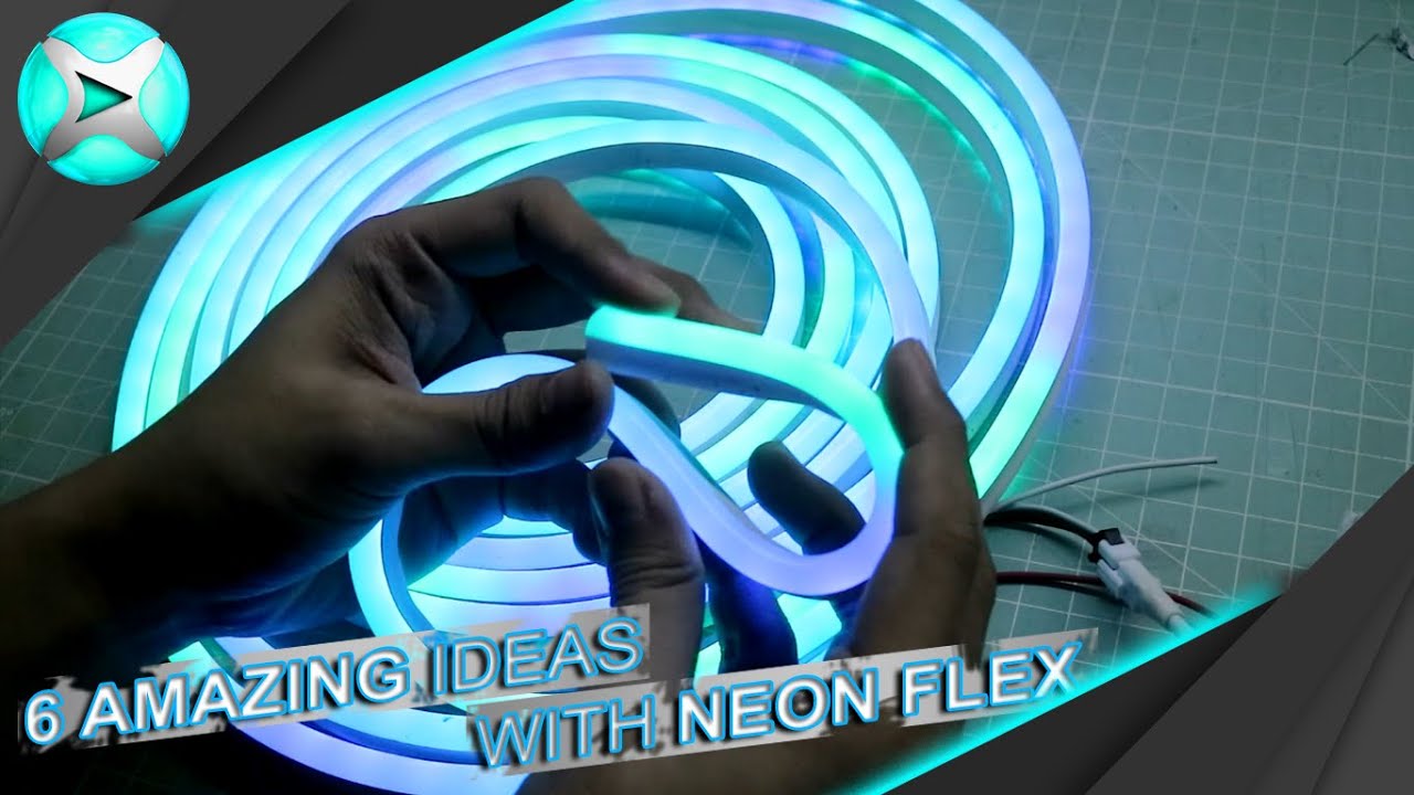 6 творческих идей, которые мы можем воплотить с помощью Neon Flex / светодиодных лент