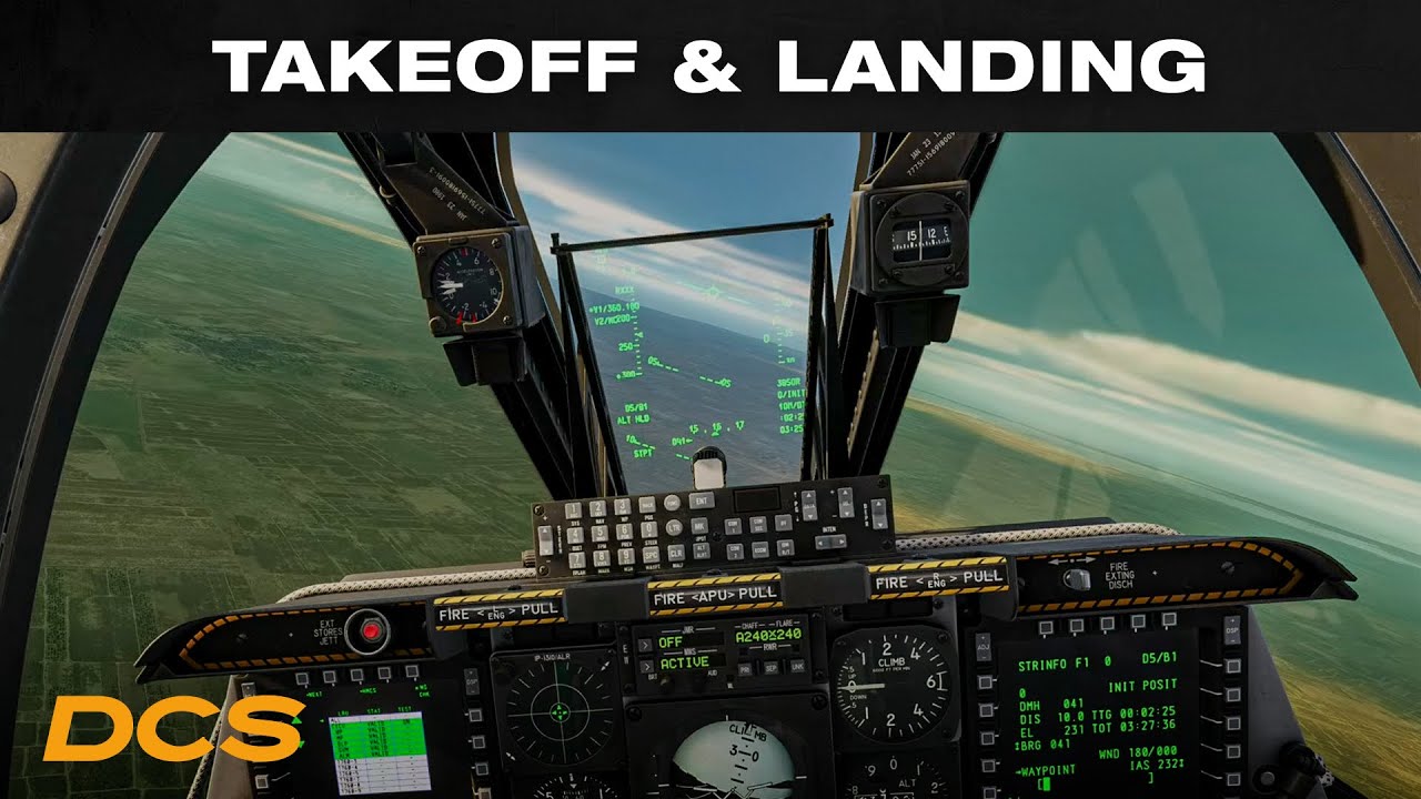 DCS A-10C II Tutorial 2 - Takeoff and Landing