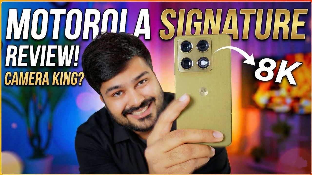 Motorola Signature Unboxing & Review 📦 The 6.99mm Flagship! 🤯 (SD 8 Gen 5 ⚡, 165Hz, 4x 50MP 📸)