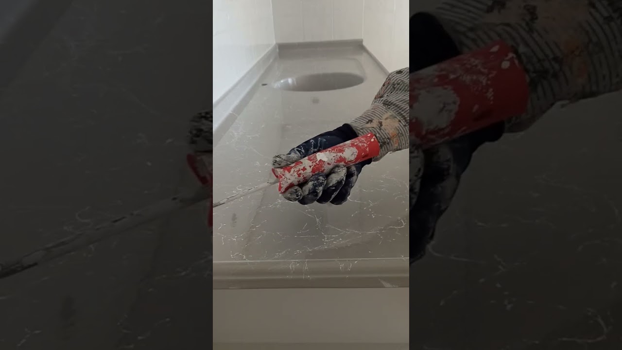 MUTFAK TEZGAHI BOYAMA SIVI CAM UYGULAMASI  @bianca_boya
