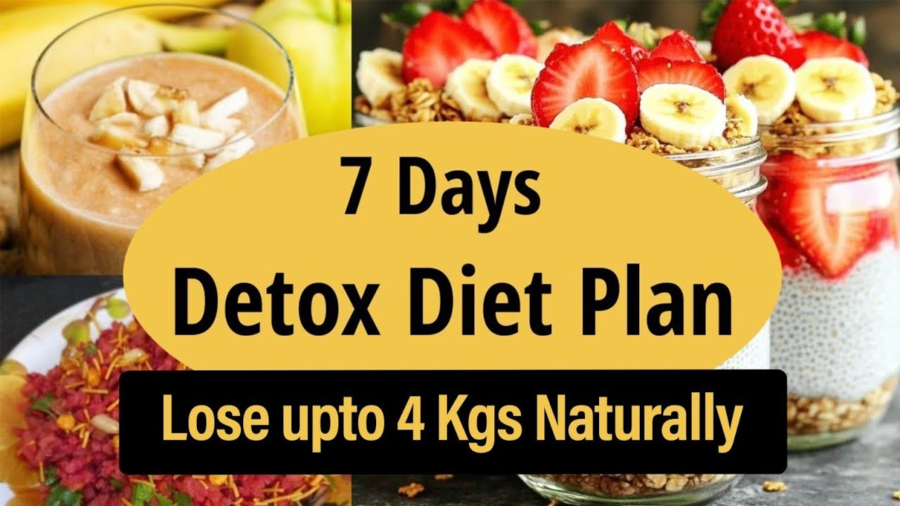 7 Days Detox Diet Plan To Lose Weight Fast In Hindi | Lose 4 Kgs In 7 Days | Let's Go Healthy