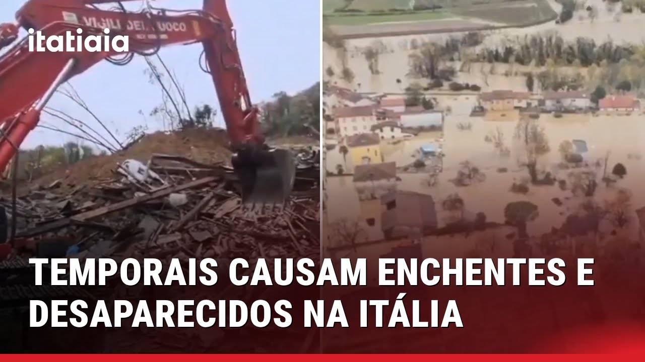 ENCHENTES NO NORTE DA IT&Aacute;LIA DEIXAM DOIS DESAPARECIDOS
