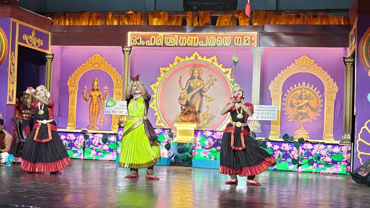 Sarada Kouthwam Bharatanatyam by Nrithambari school of dance at Panachikkad Temple 