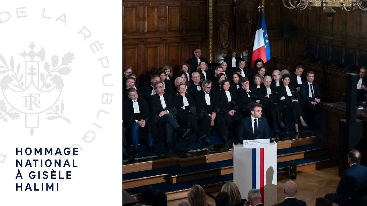 Hommage national à Gisèle Halimi.