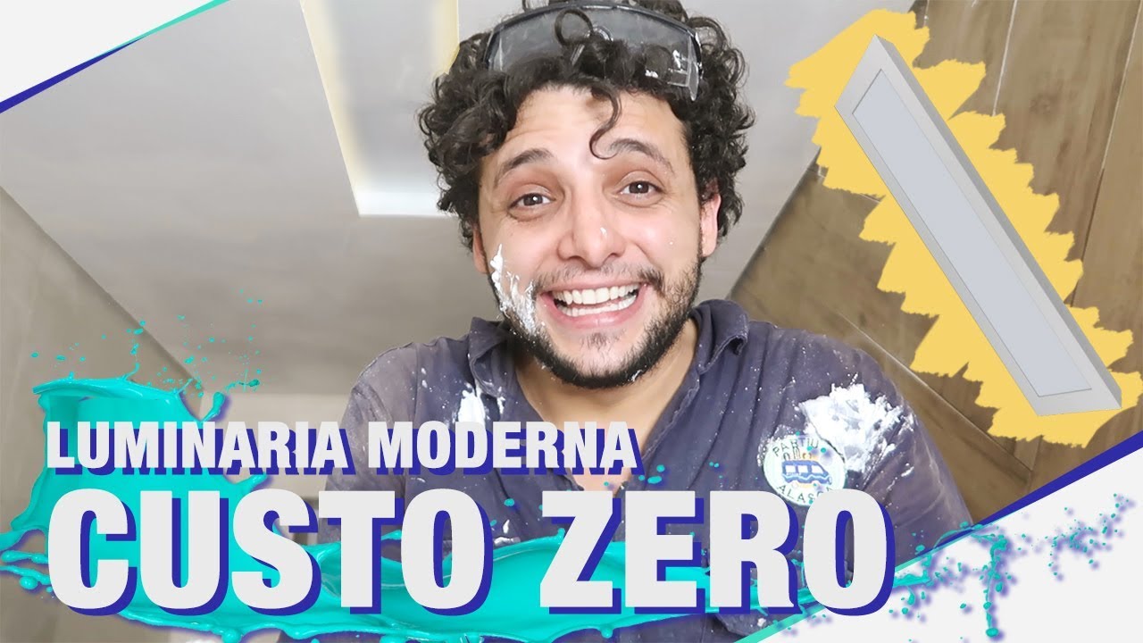 FAÇA UMA LUMINÁRIA MODERNA DE GESSO COM CUSTO ZERO I DIY I TEMP03EP68