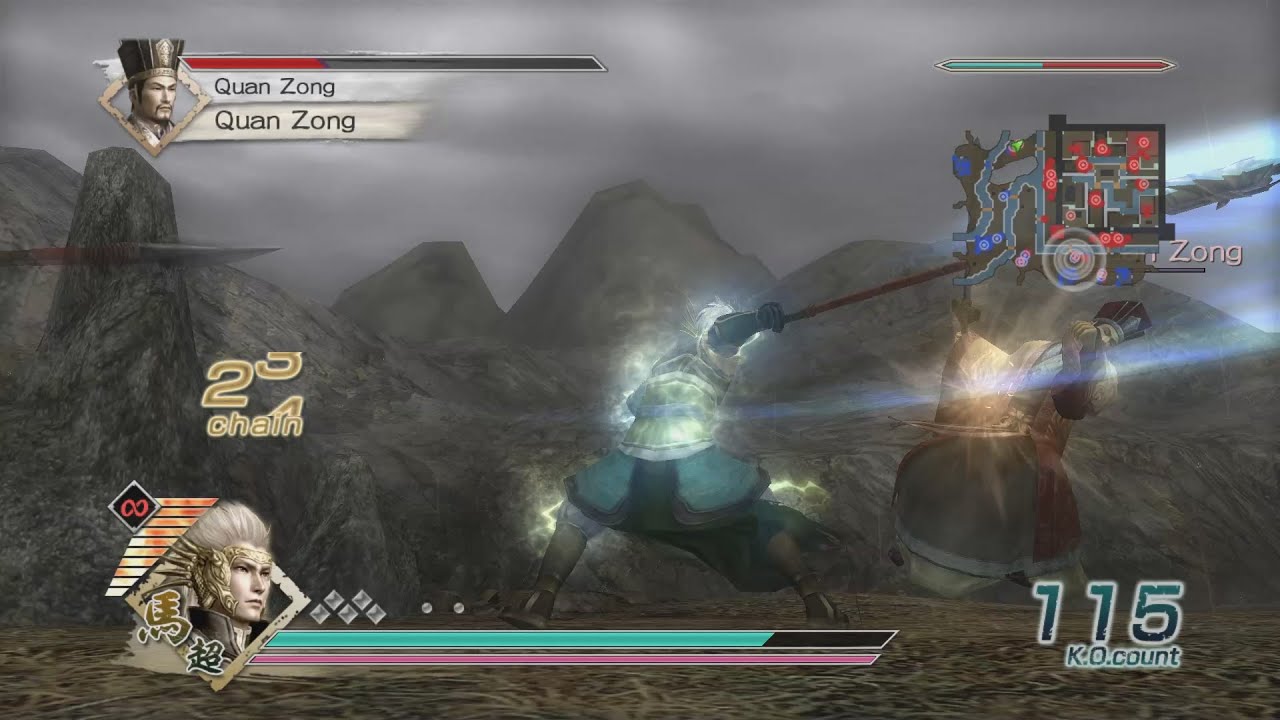 Dynasty Warriors 6 - Ma Chao Free Mode - Chaos Difficulty - Battle of Fan Castle