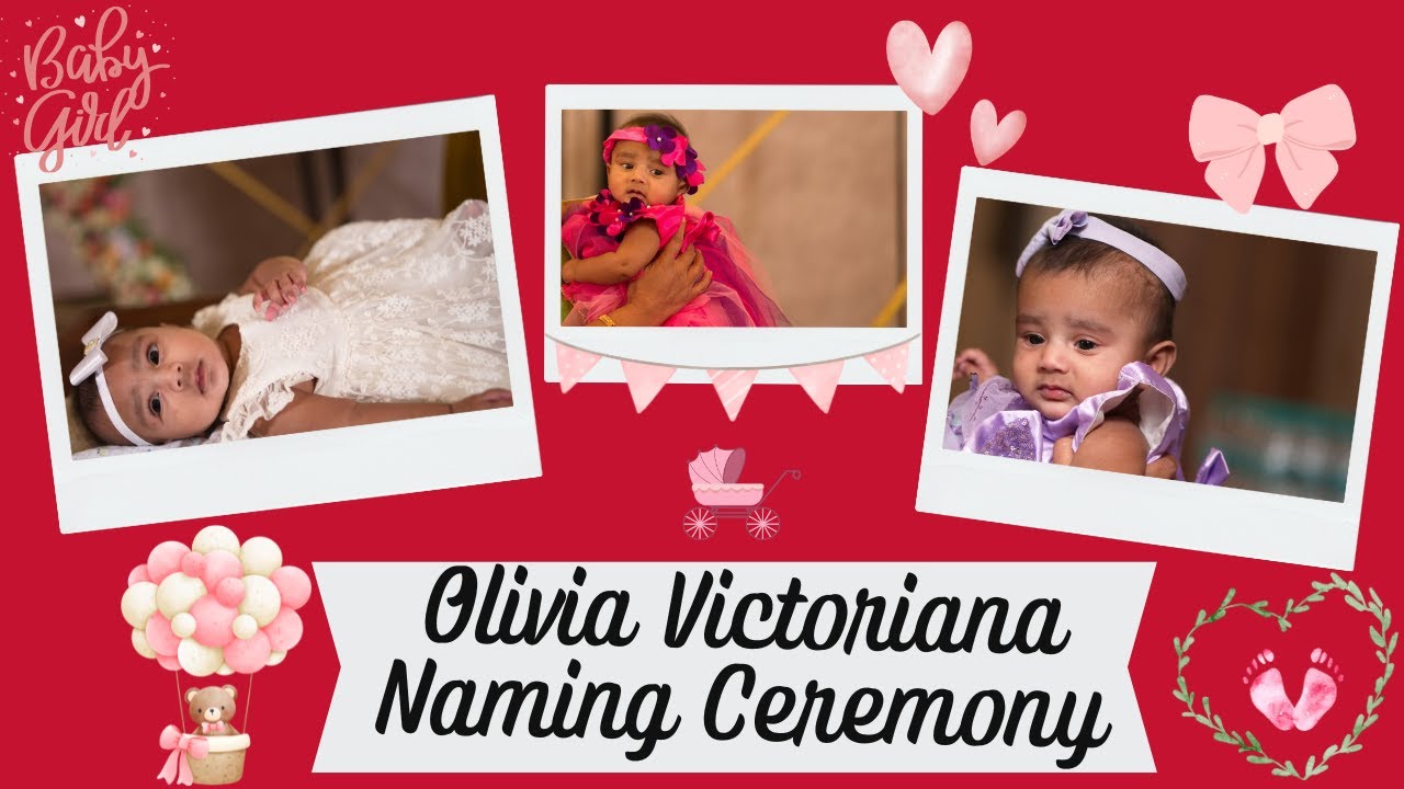 ✨ Olivia Victoriana’s Beautiful Naming Ceremony | A Day to Remember 💖
