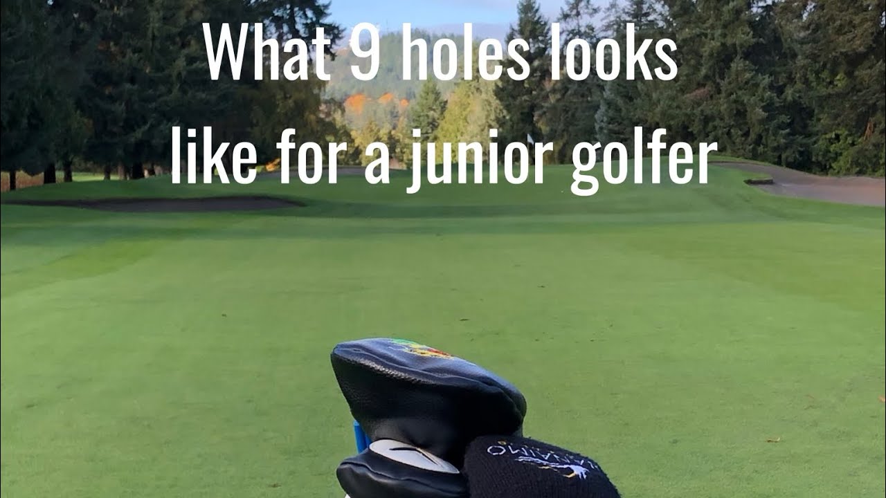 What 9 holes looks like for a real 8 handicap 