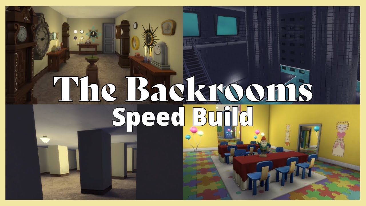 The Backrooms  Speed Build - no commentary