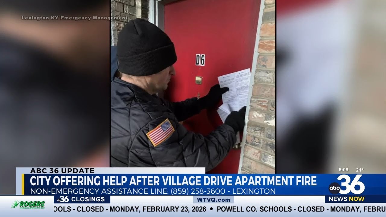 City offering help to those impacted by Village Drive apartment fire