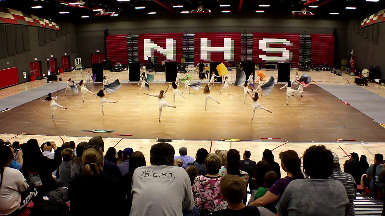 2018-04-06 - North High Gym - Beardsley Jr. High Color Guard