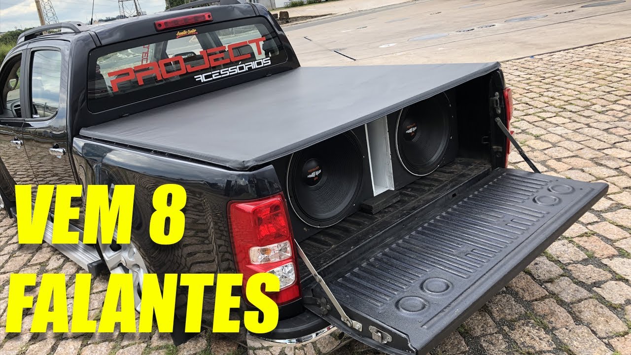ESTRALANDO O SOM DA S10 NO POSTO