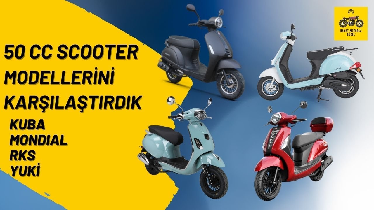 50cc Motor Alırken Nelere Dikkat Edilmeli? | 50cc Scooter Karşılaştırma | Hayat Motorla G&uuml;zel