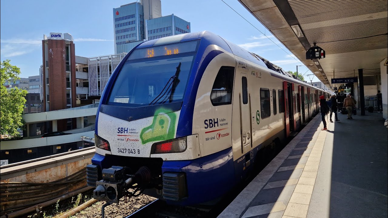 Mitfahrt in der S7 von Lehrte bis Hannover Hbf in der BR 3427 043 B