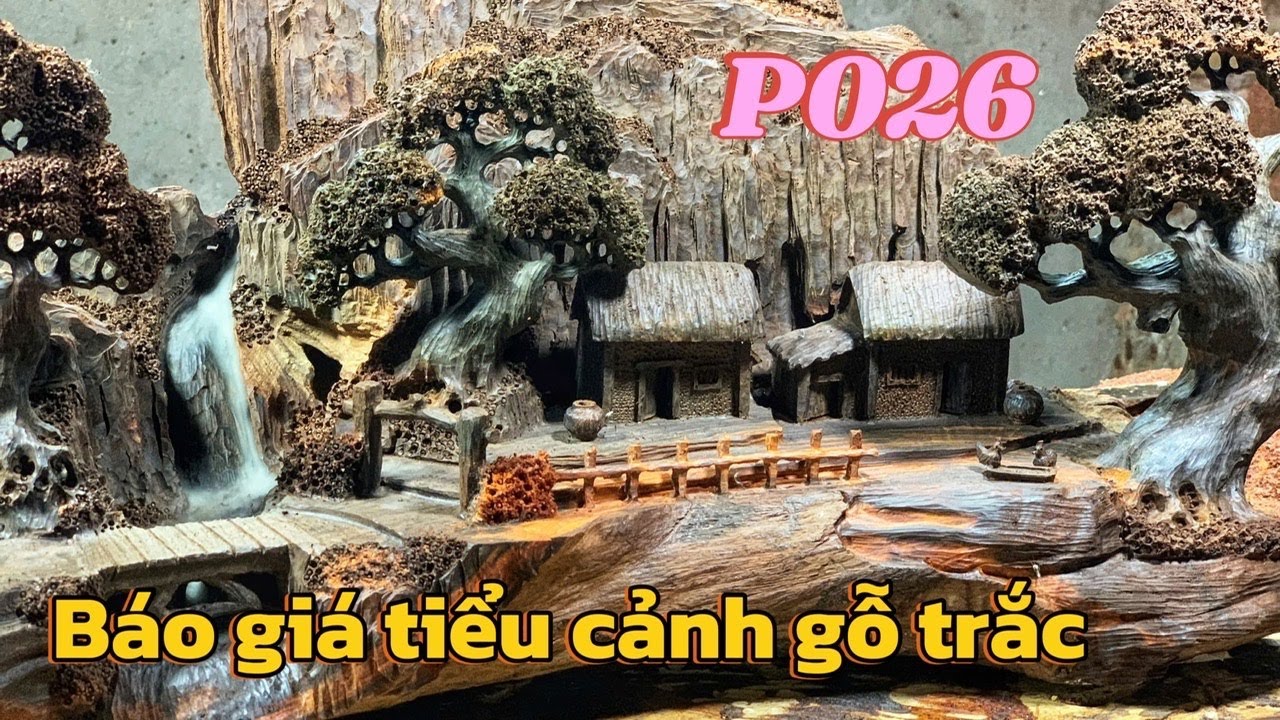 P026- Giới thiệu và báo giá 5 tác phẩm tiểu cảnh gỗ trắc cũ// Tượng gỗ trắc Thế Quyết 0396205625