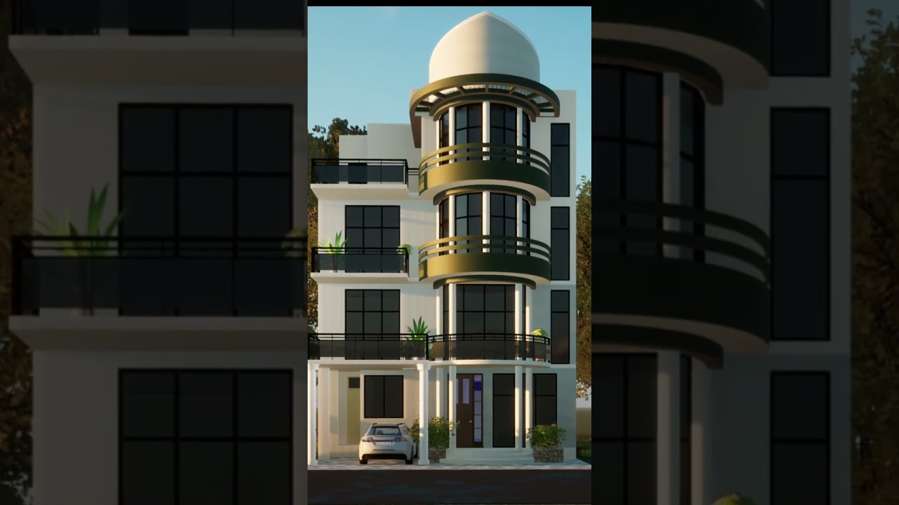 3 story house design #shorts
