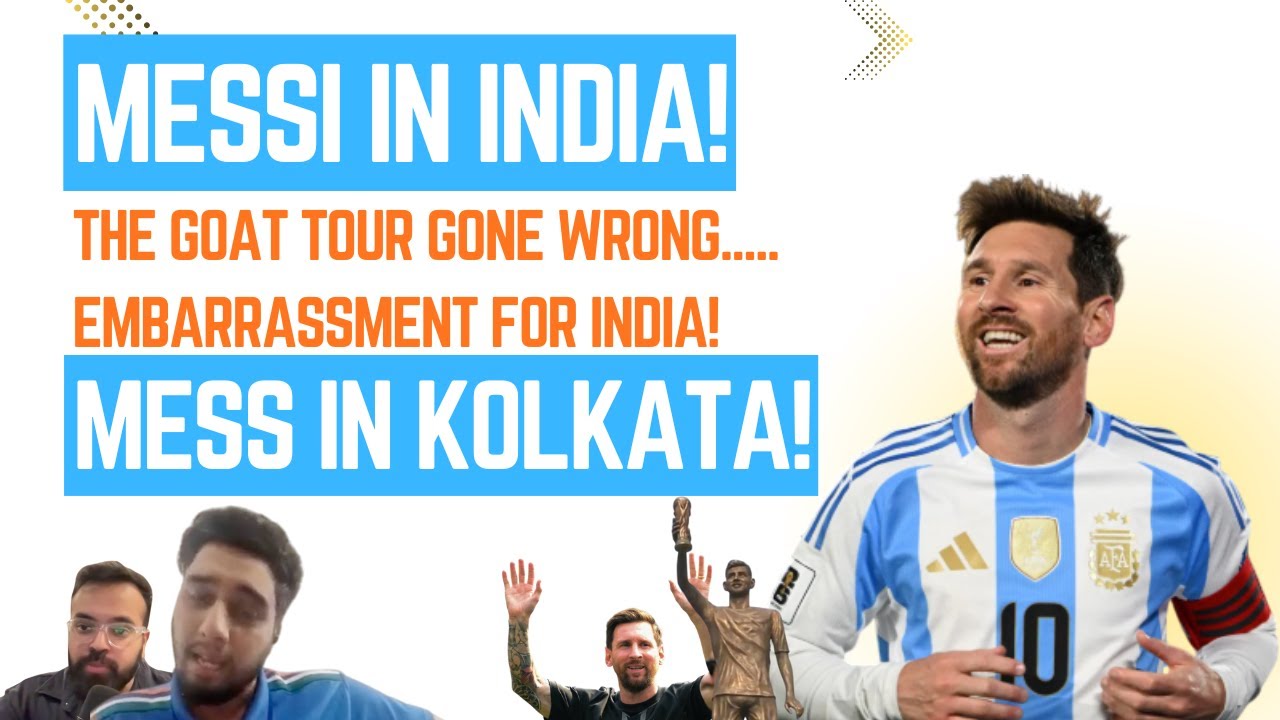 Lionel Messi in India | The Goat Tour Gone Completely Wrong in Kolkata #lionelmessi #messiinindia
