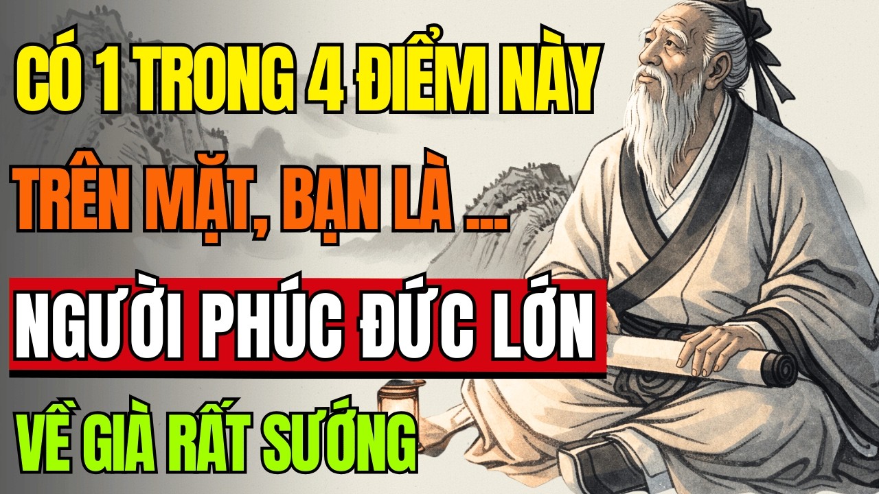 Cổ Nhân Dạy: Có 1 Trong 4 Đặc Điểm Này Trên Mặt, Không Những Phúc Đức Lớn Mà Về Già Rất Sướng