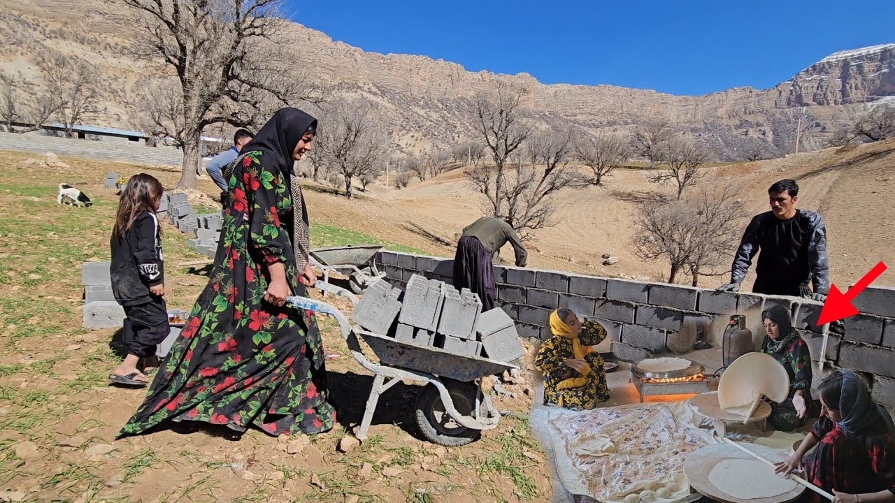 Hakimeh, the Iron Woman beside Rajab — from Baking Bread and Cooking to Hard Labor