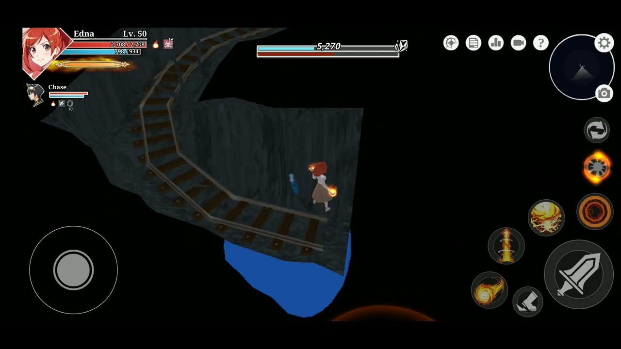 A blue slimy gellic thing in Mystic Mines  [ Epic Conquest 2 ]