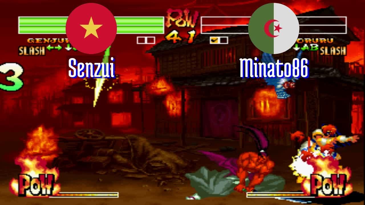 FT5 @samsho4: Senzui (VN) vs Minato86 (DZ) [Samurai Shodown IV Fightcade] Jan 24