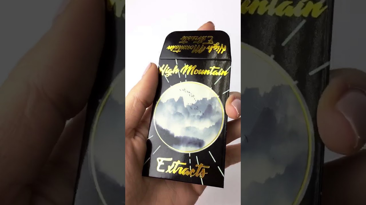 High Mountain Extracts - Custom Printed BHO THc envelopes by Shatter Labels