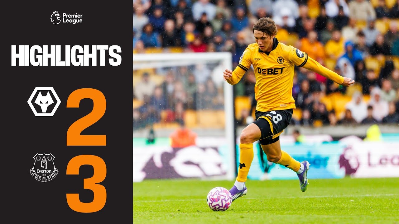 Narrow defeat at Molineux | Wolves 2-3 Everton | Highlights