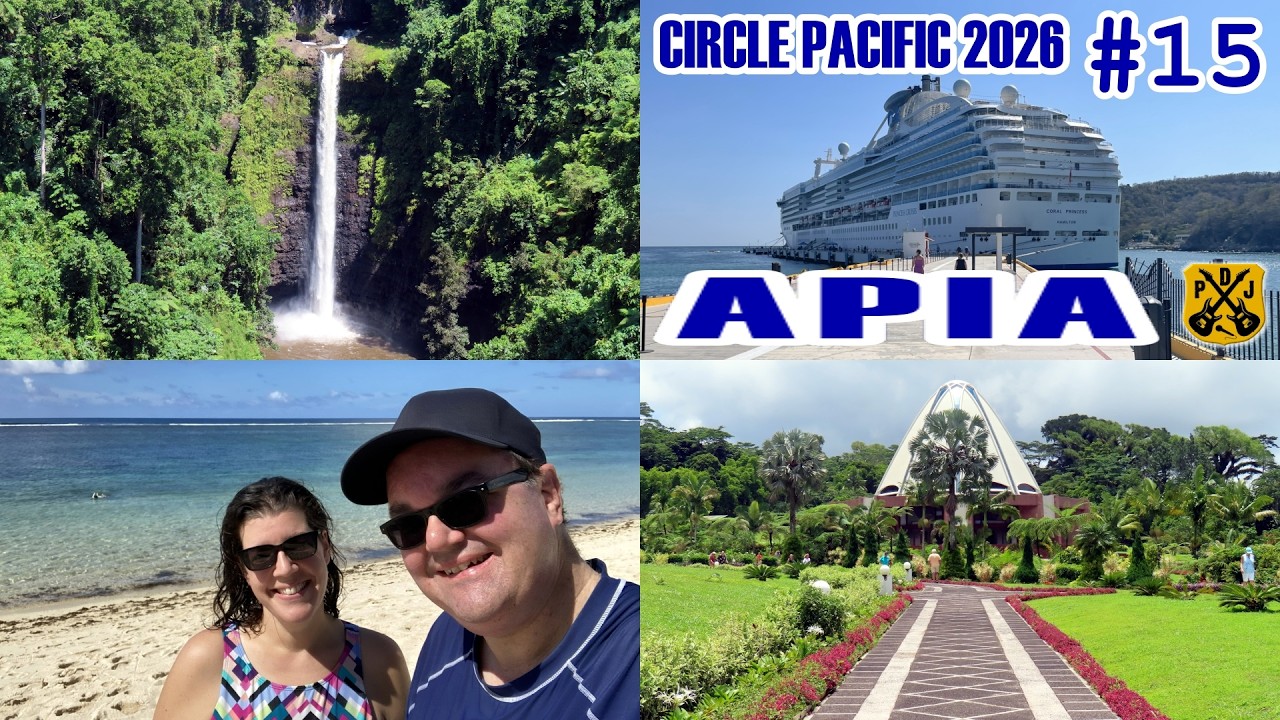Apia, Samoa - Cave Pool, Beaches, Ocean Trench, Waterfalls, Stevenson House - Circle Pacific Cruise