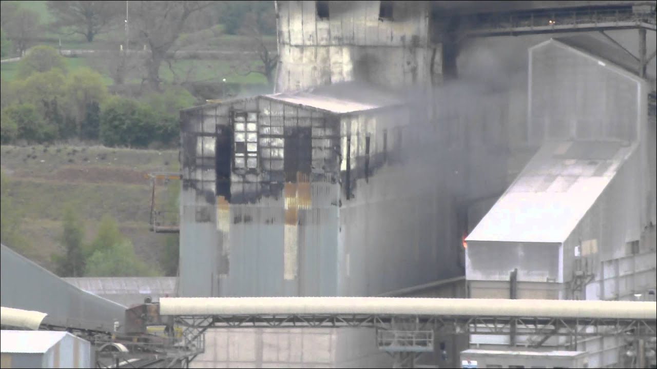 croft quarry fire vid