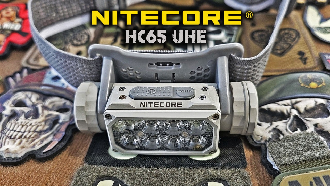 Мощный налобный фонарь Nitecore HC65 UHE@Corcoran AL Headlamp/NiteLab