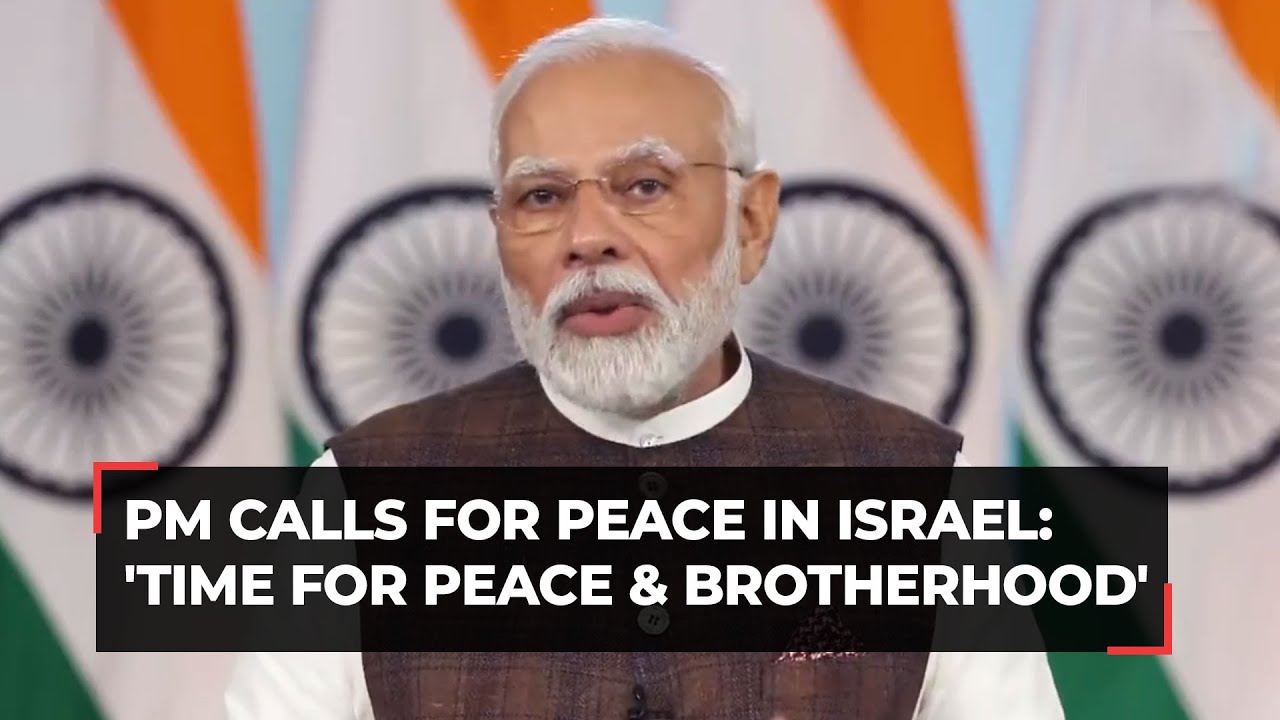 PM Modi calls for peace in Israel: 'Must stand against terror; time for peace and brotherhood'