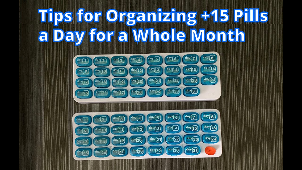 Organizing large Number of Medications/Supplements | Tips for Managing your Meds | Heart Disease