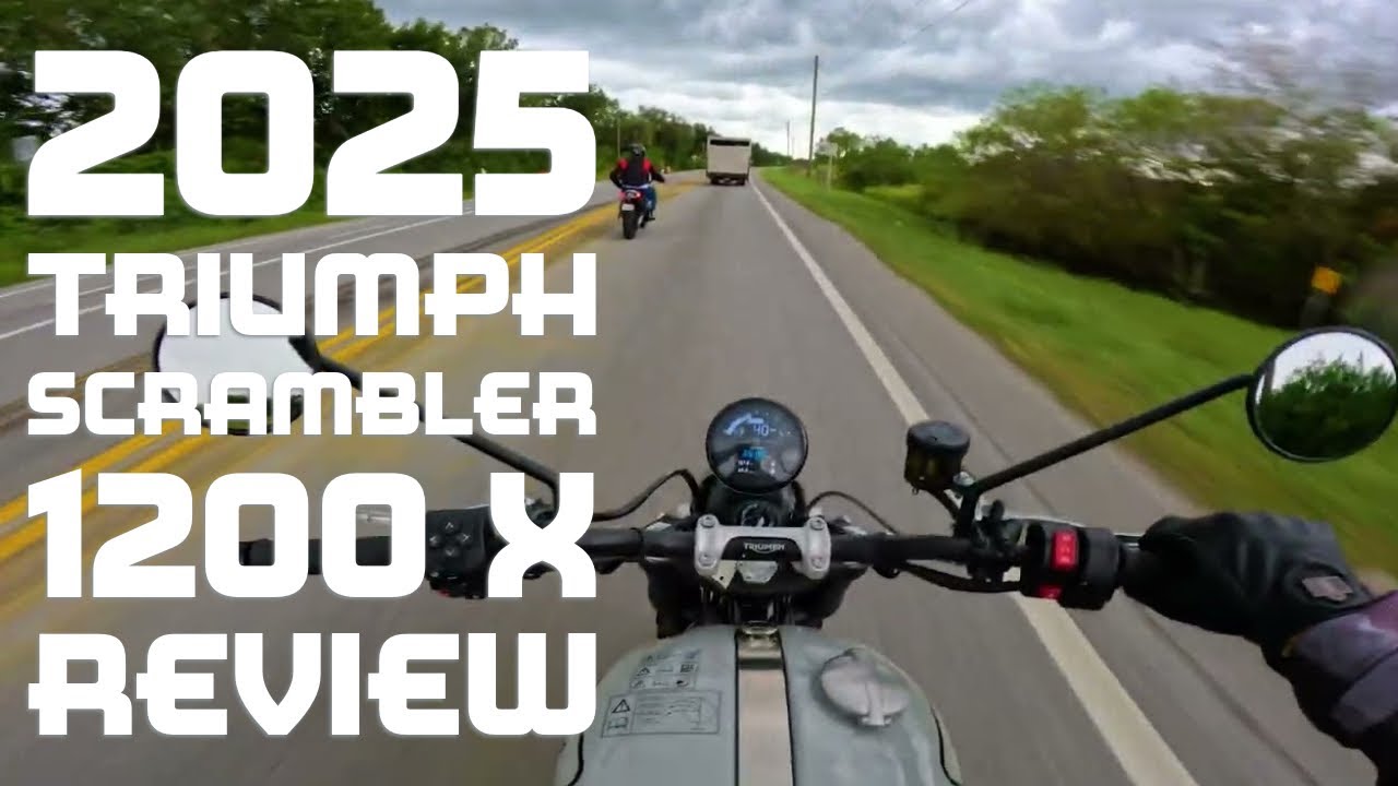 ПЕРВЫЙ ВЗГЛЯД ИЗ HARLEY Rider: Обзор Triumph Scrambler 1200 X 2025 года! 🏍️💨
