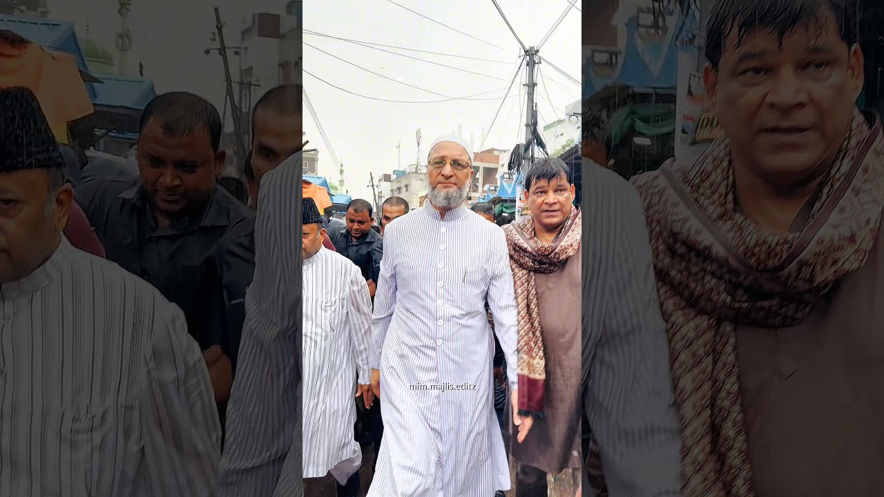 Old City mein surgical strike Karathe Kathe! 😂🤣 #aimim #trendingshorts #asaduddinowaisi #shorts