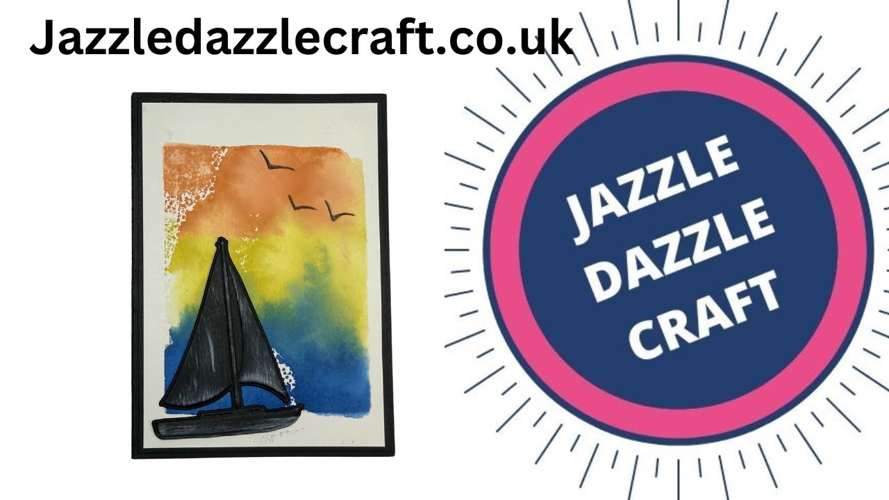 Sunrise Sailing Class in the Post: Inky Background Card