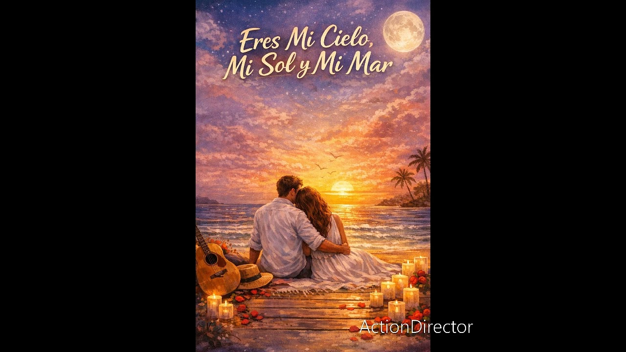 Eres mí cielo, mí sol y mí mar.