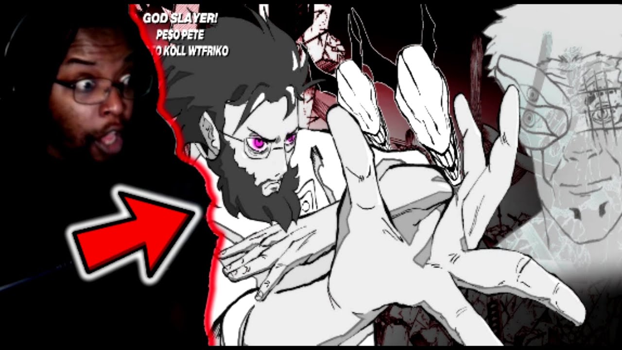 PE$O PETE - GOD SLAYER! (OFFICIAL LYRIC VIDEO) [JUJUTSU KAISEN] DB Reaction