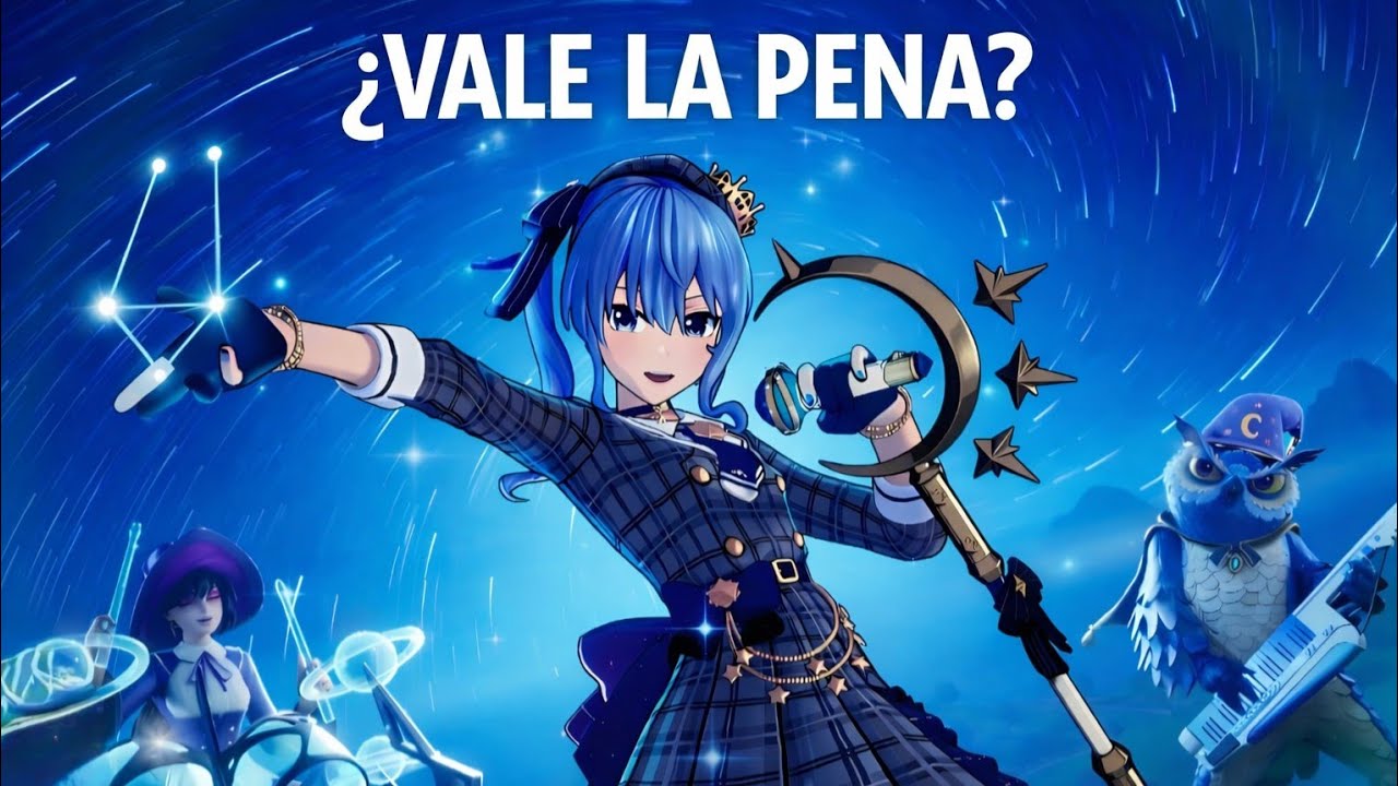 ¿VALE LA PENA la NUEVA skin de Hoshimachi Suisei en Fortnite? 🤔🔥