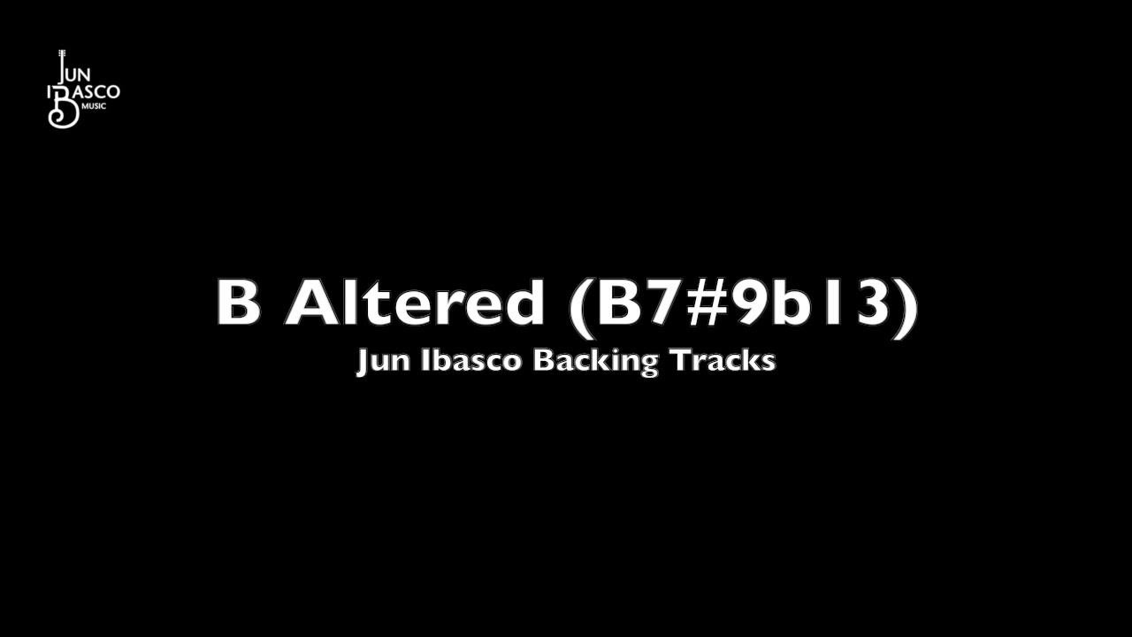 B altered Backing Track