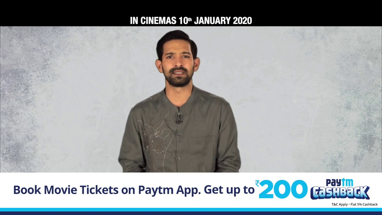 Book 'Chhapaak' tickets on Paytm