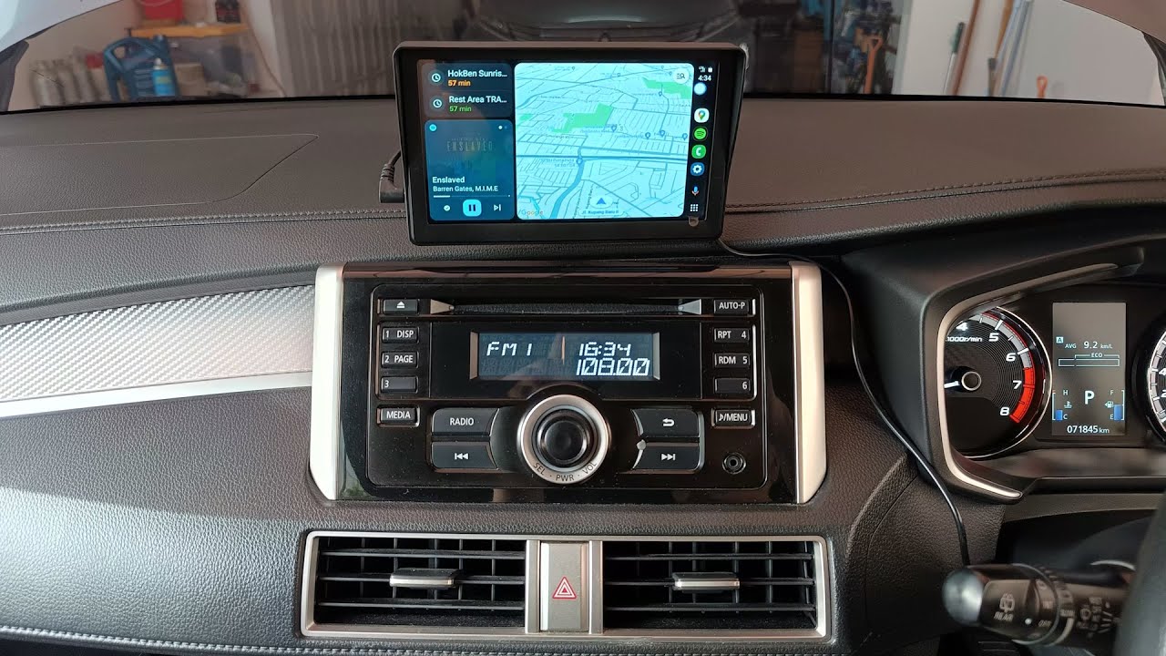Android Auto di Head Unit Standar Mitsubishi Xpander