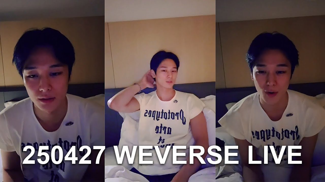 250427 THE BOYZ Juyeon '오랜만에' Weverse Live