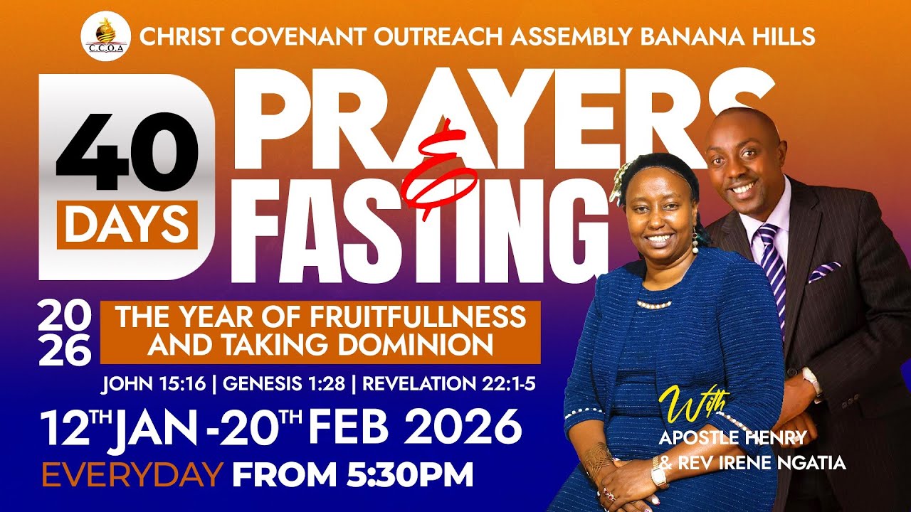 40 Days of Prayer & Fasting (Day 10) || Wednesday 21st January 2026